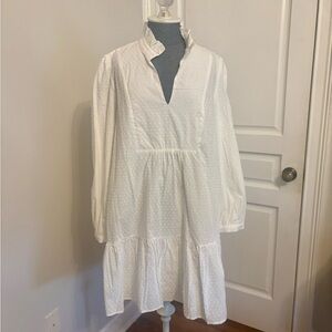 Tuckernuck White Swiss Dot Palmerston Dress